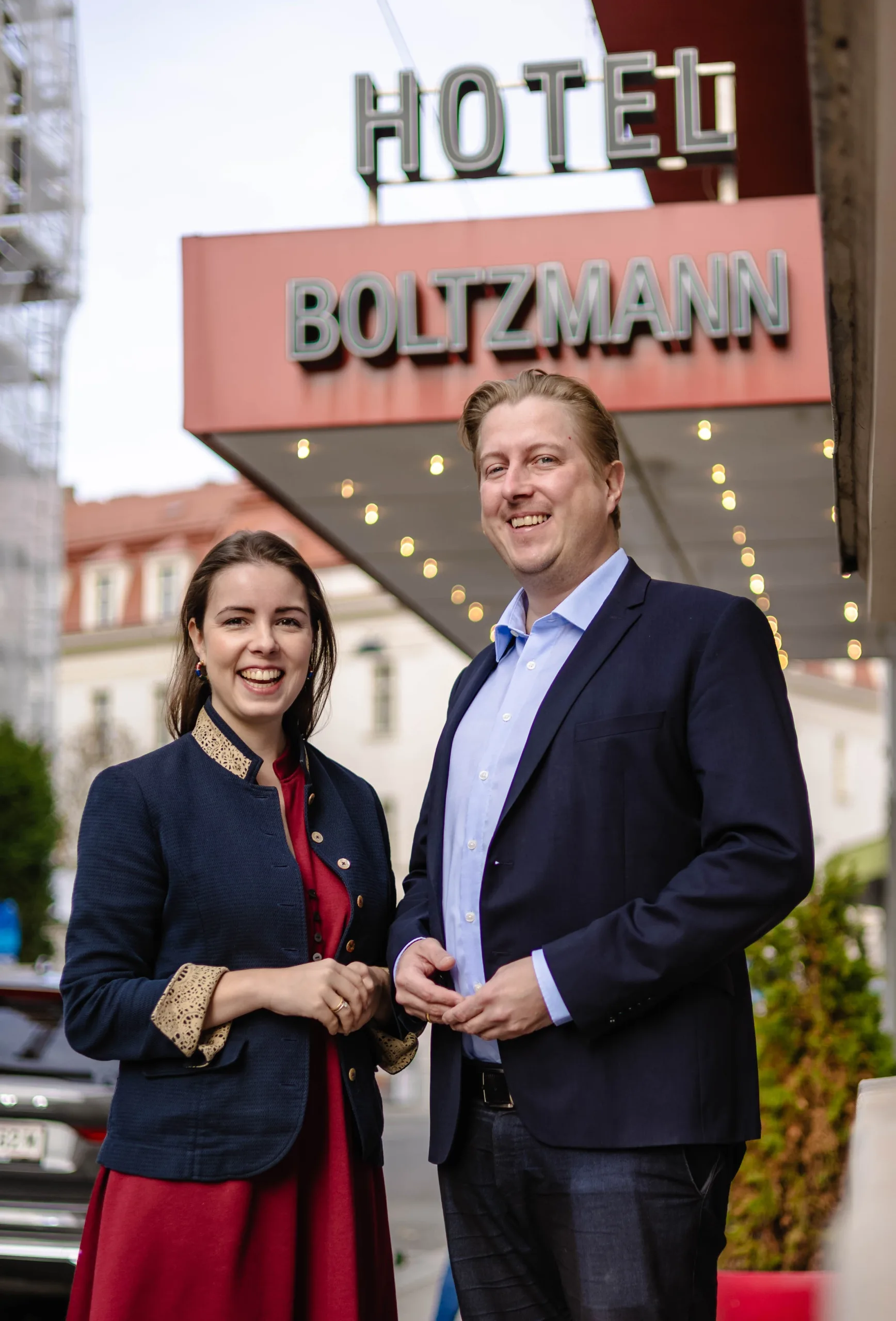 Die Gastgeber des Hotel Boltzmann Wien